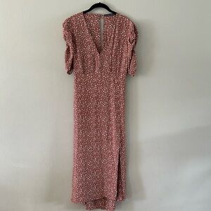 Polka dot midi dress